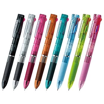 ZEEBRA スラリ ３色ボールペン 替芯付き Amazon | ゼブラ 3色ボールペン サラサクリップ3C 0.4mm 透明軸